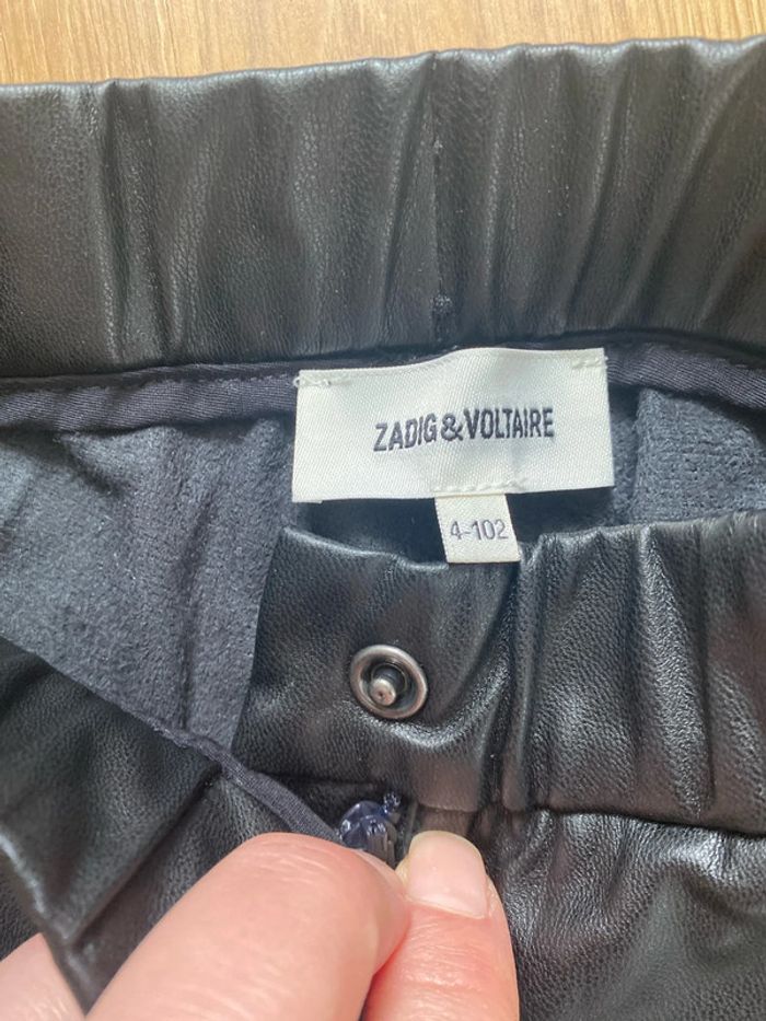 Pantalon simili cuir zadig et voltaire