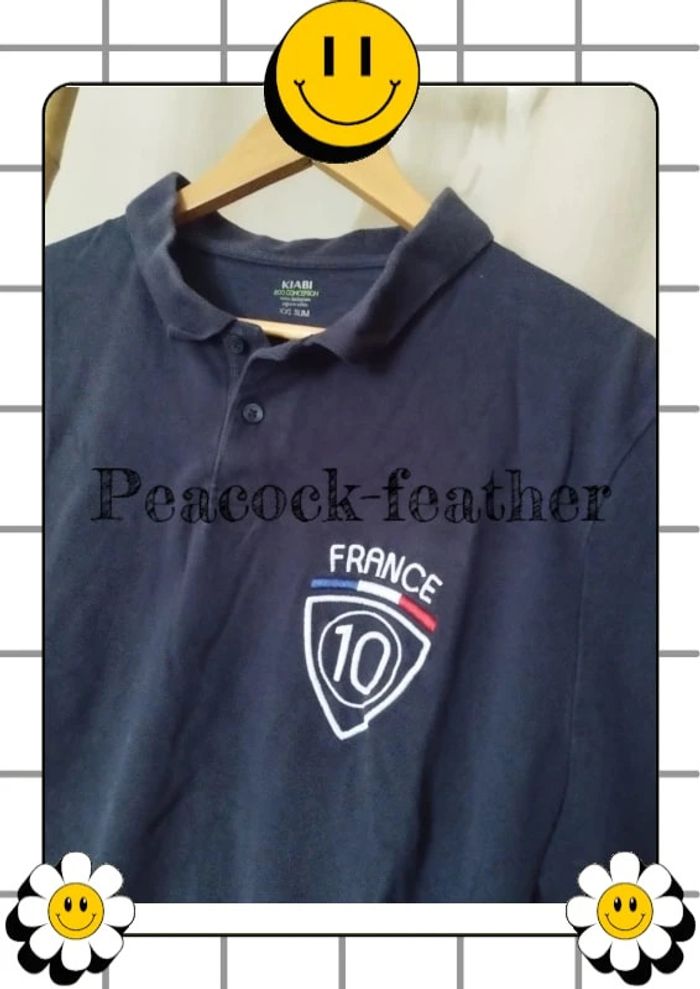 Polo Kiabi bleu 10 France xxl homme - photo numéro 2
