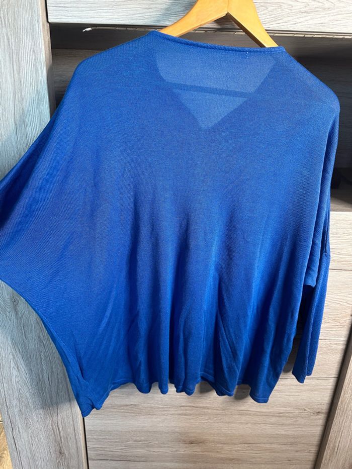Pull bleu zippé – Taille 50 - photo numéro 6