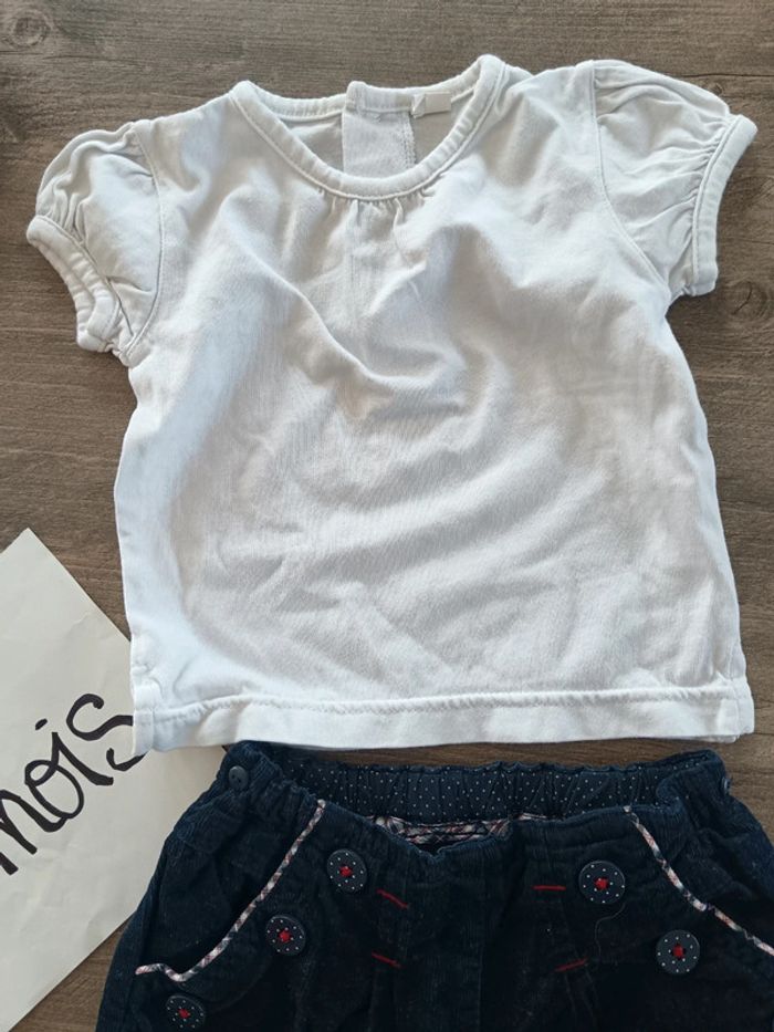 đ ensemble pantalon et t shirt sergent major 12 mois - photo numĂ©ro 2