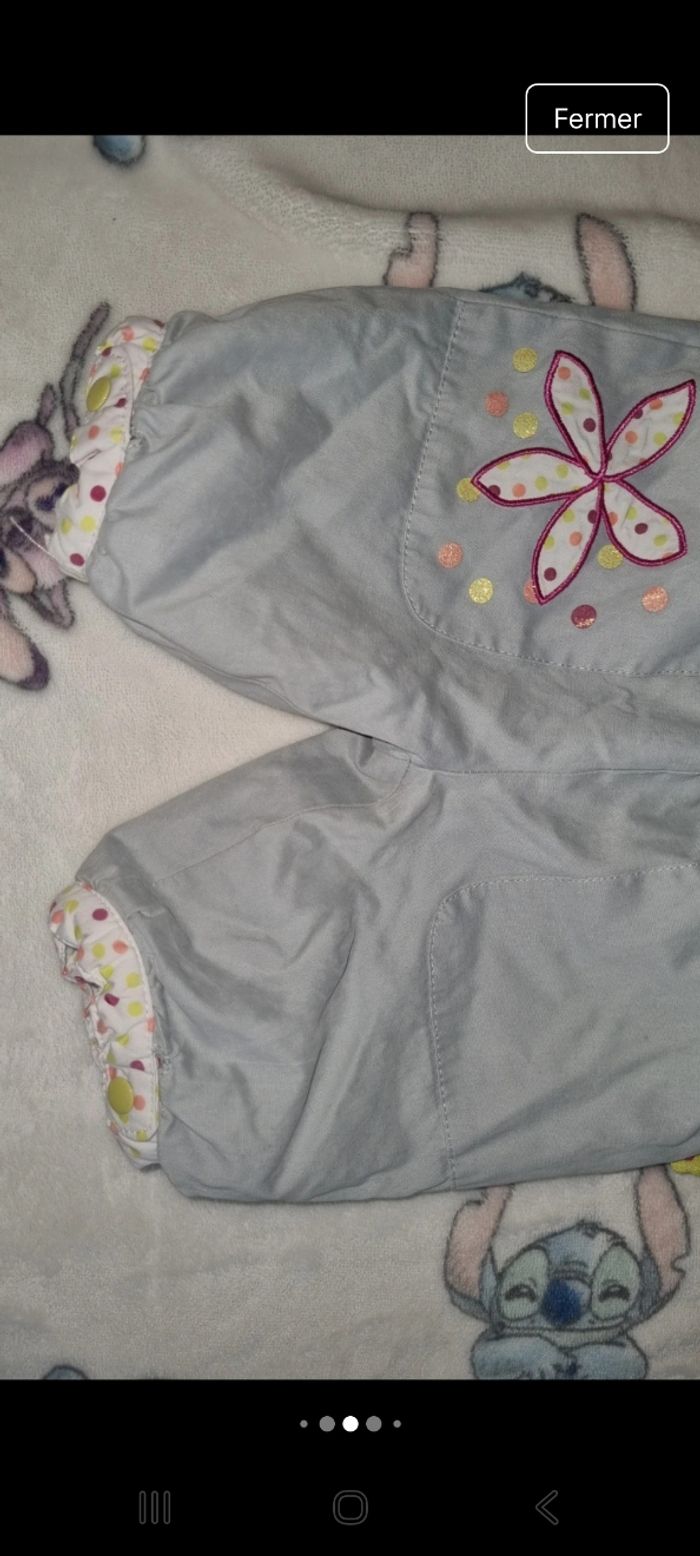 Pantalon doublé 6 mois en très bon état - photo numéro 3