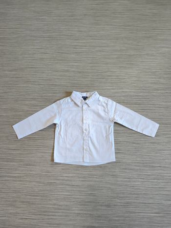 Chemise blanche Kiabi 24 mois 