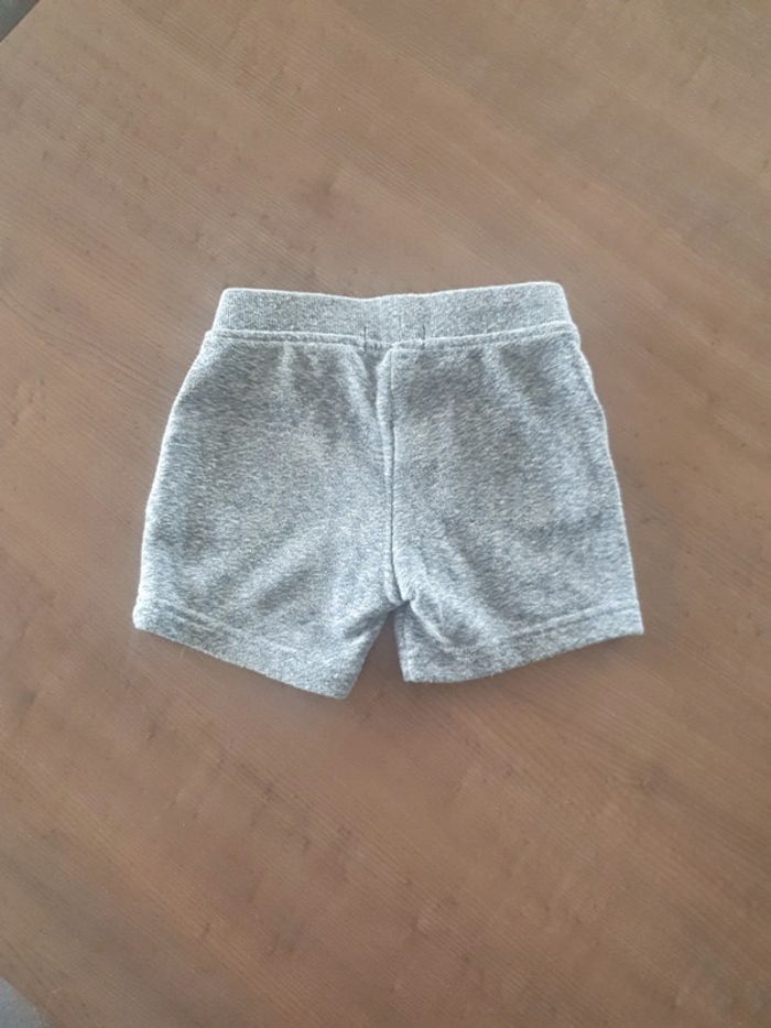 Short bleu ciel chiné - photo numéro 3