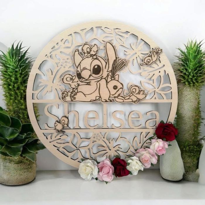 Décoration murale stitch - photo numéro 2