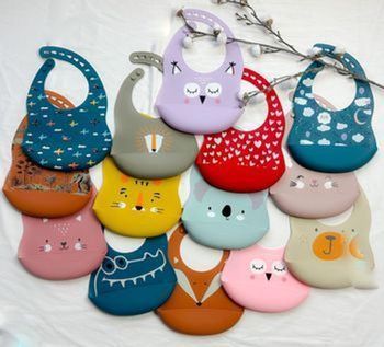 Bavoir en silicone pour bébé