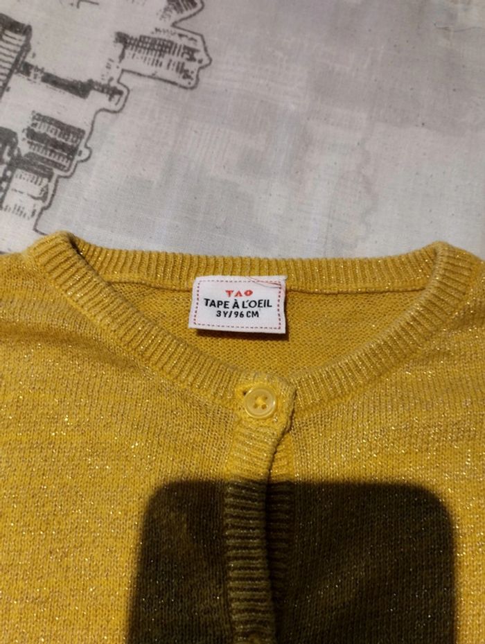 Gilet fin jaune pailleté Tape à l'oeil - photo numéro 2