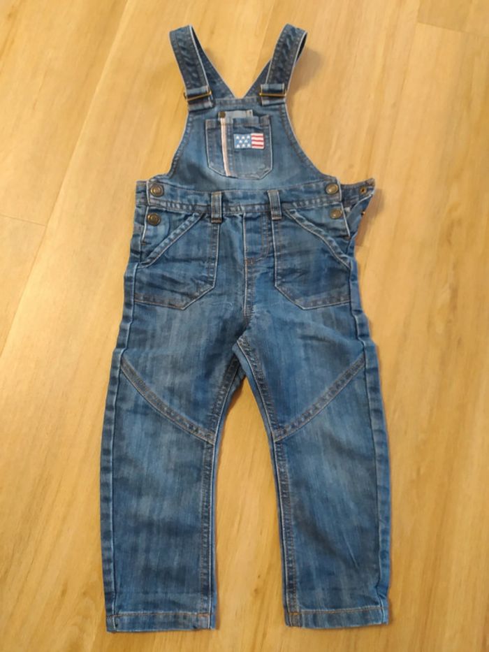 Salopette jeans tape à l'oeil 2 ans - photo numéro 3