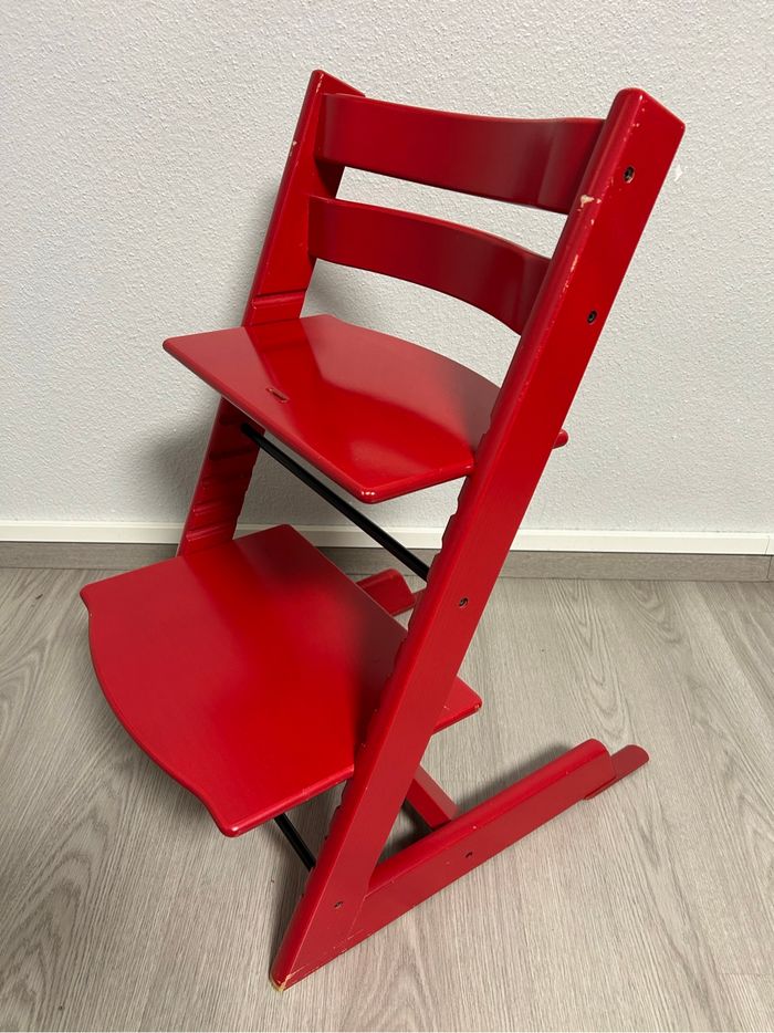 Chaise Tripp Trapp Stokke rouge - photo numéro 3