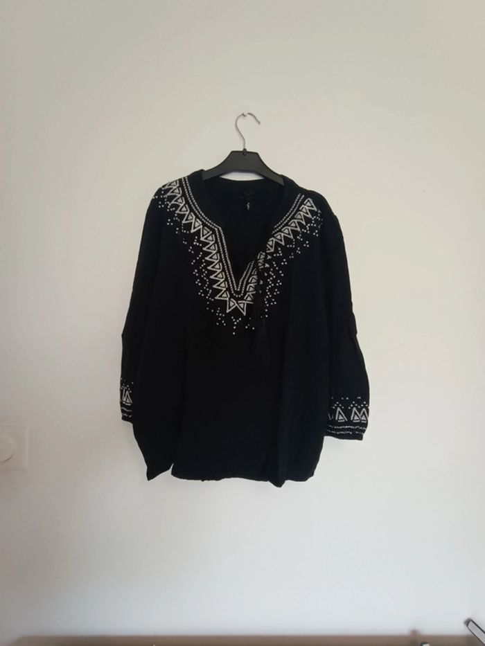 Blouse manches trois quarts