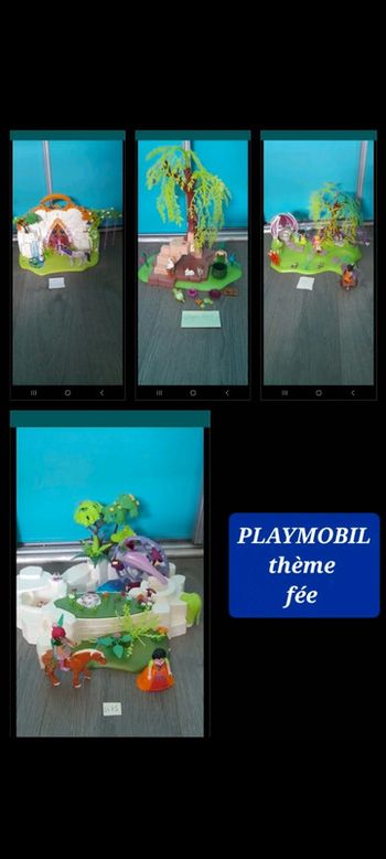 Lot playmobil fée