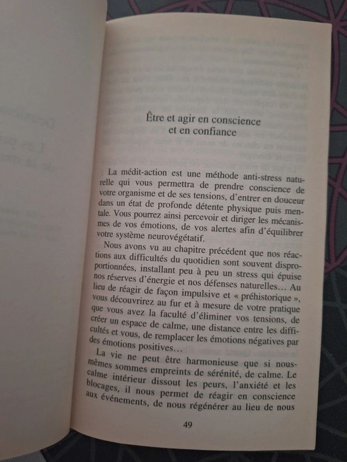 Très bon livre La médit-action - photo numéro 7