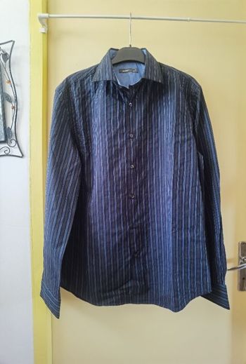 Chemise celio M rayé bleu