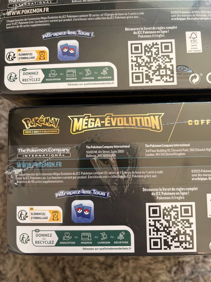 Lot ETB Méga Évolution Gardevoir et Lucario M01 FR Scellé - photo numéro 6