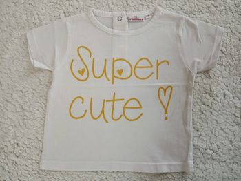 Tee-shirt fille taille 12 mois
