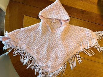 Poncho bébé fille
