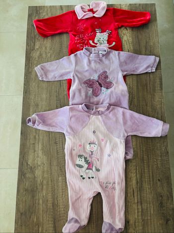 Lot de 3 pyjamas 3M