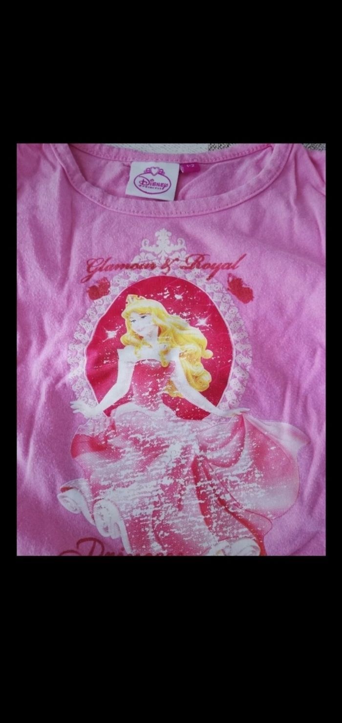 Pijama 2 pièces rose princesse Aurore Disney 1/2 ans - photo numéro 2