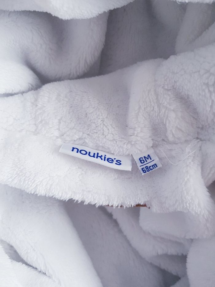 Noukie's - Veste / manteau déperlant doublé de veloudoux avec capuche - Neuf ! (6 mois) - photo numéro 4