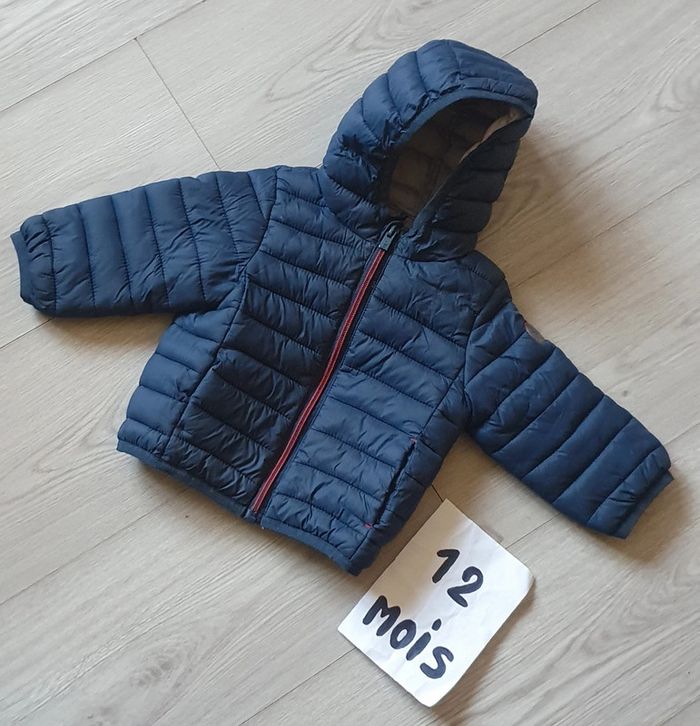 Manteau blouson doudoune garçon 12mois 74cm Obaïbi