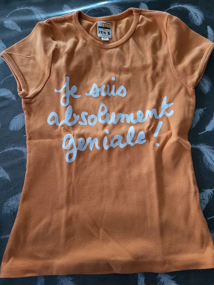 Tee-shirt manches courtes orange