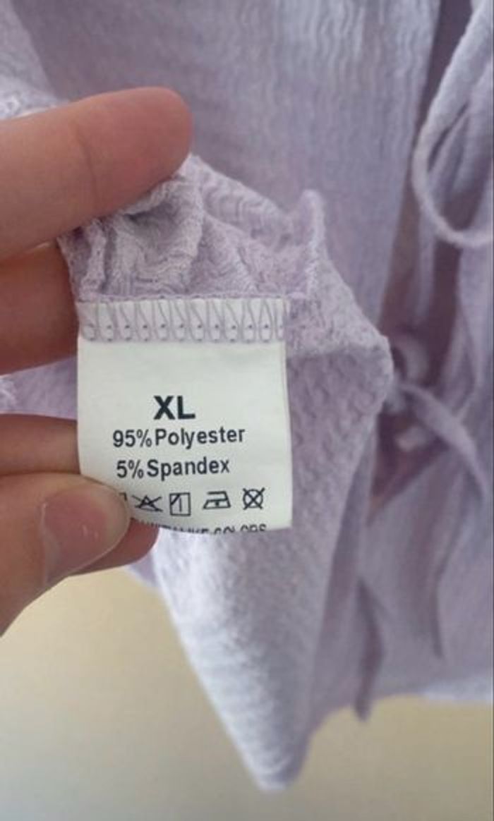 Blouse avec noeud - Taille XL - photo numéro 2