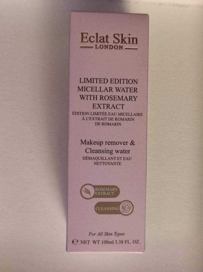Eclat Skin - Eau micellaire anti-inflammatoire - Extrait de Romarin - Visage