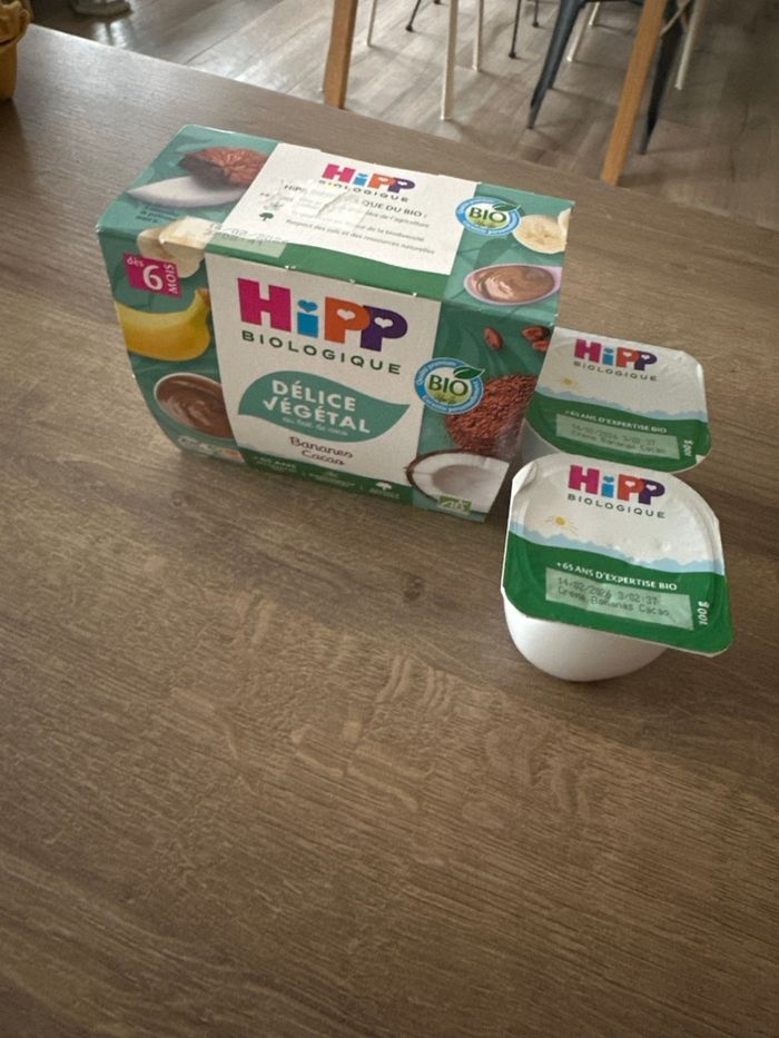 Hipp délice végétal bananes cacao