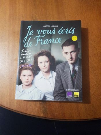 Je vous écris de France Aurélie Luneau