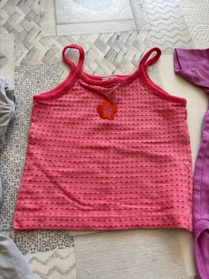 Lot 12 mois fille tee-shirts - photo numéro 3