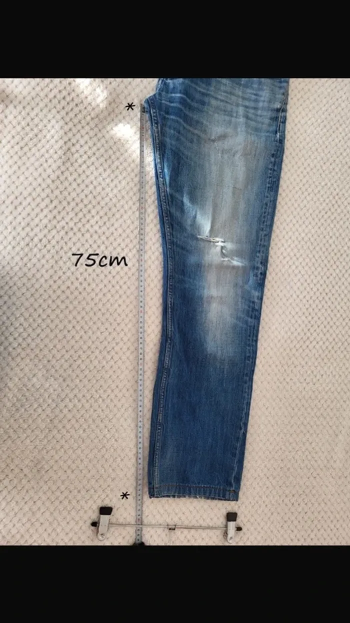 Jean Teddy Smith coupe regular taille 44 mesure photo impeccable - photo numéro 8
