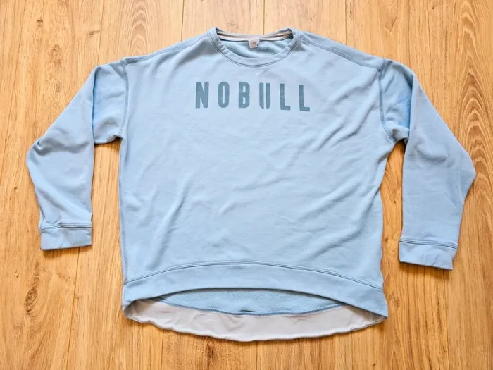 Pull Nobull bleu ciel M femme - photo numéro 2