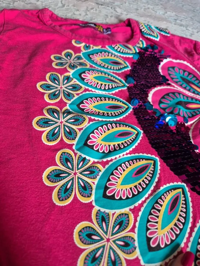 T-shirt Desigual T 5/6ans - photo numéro 2