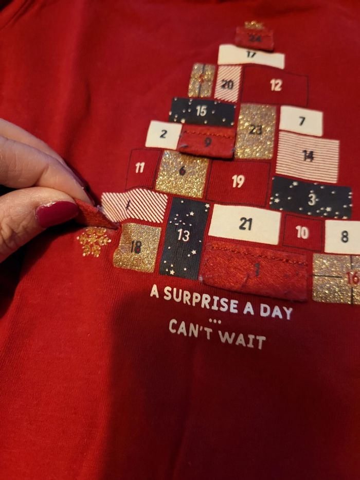 Tee shirt de nöel ML okaidi 3 ans - photo numéro 4