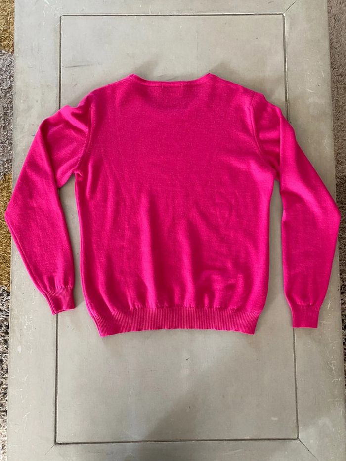 Pull en laine Sweet De Mazo framboise fuchsia taille XS / S - photo numéro 12