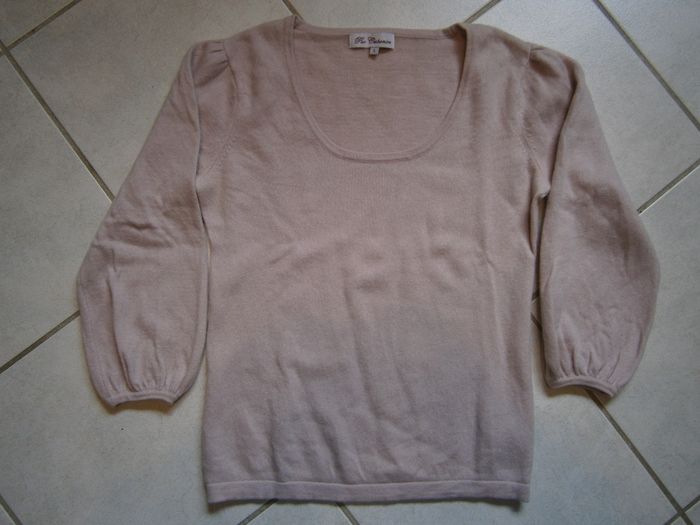 Pull ML rose en cachemire Taille 36/S - photo numéro 3