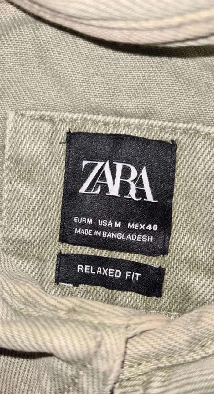 Veste en jean zara - photo numéro 3