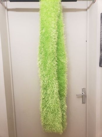 Grande écharpe vert fluo