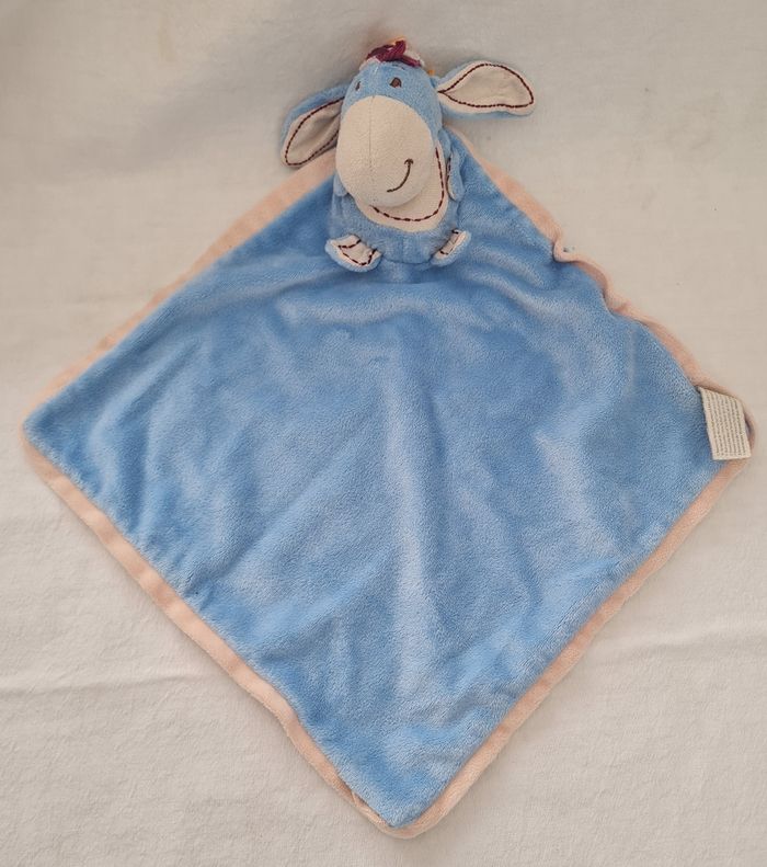 Doudou plat losange Bourriquet 3d couture - Disney