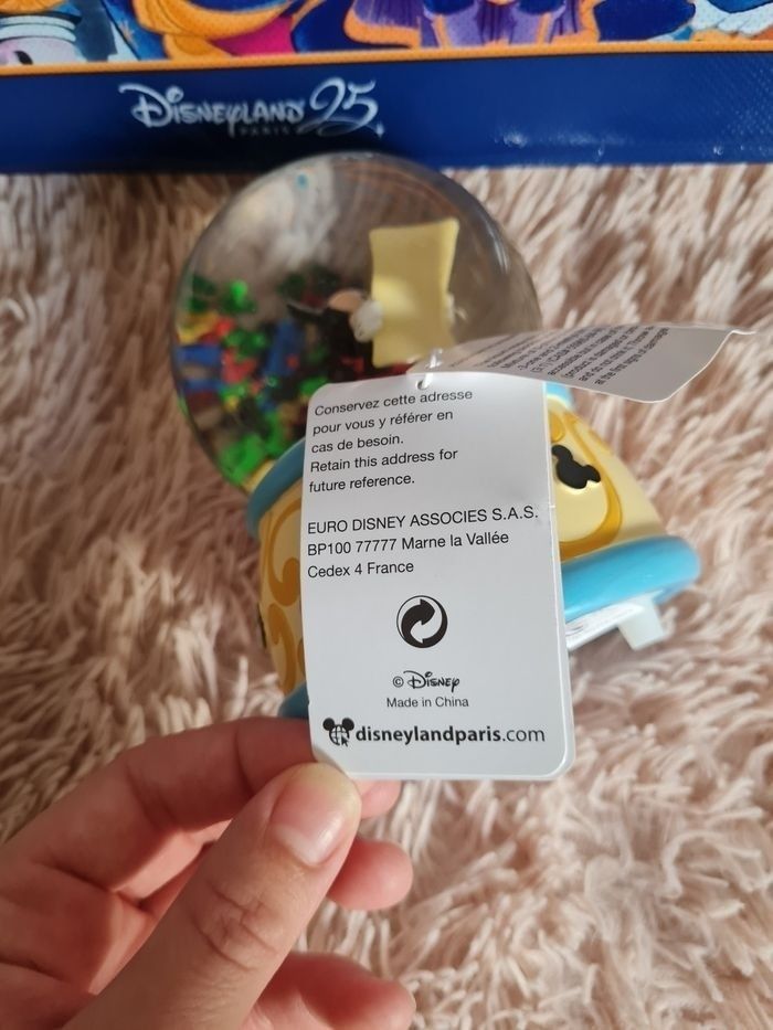 Boule à neige musicale Mickey mousse de Disney neuve - photo numéro 6