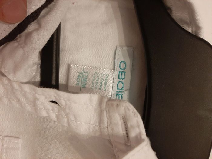 Chemise 12 mois garcon obaibi - photo numéro 2
