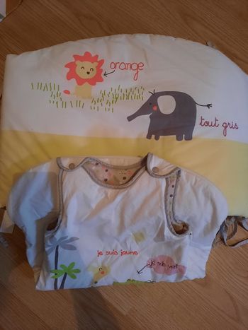 Tour de lit +gigoteuse 0/6mois