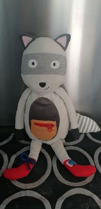 Peluche raton laveur Vert baudet