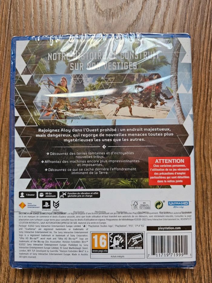 NEUF jeux PS5 Horizon Forbidden West - photo numéro 6