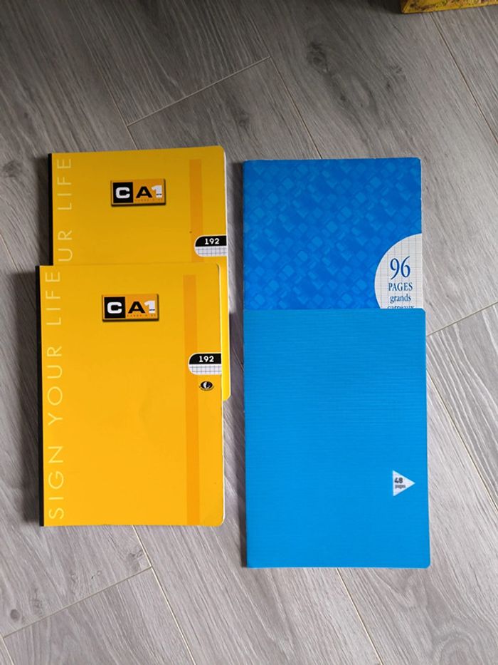Lot de 4 cahiers