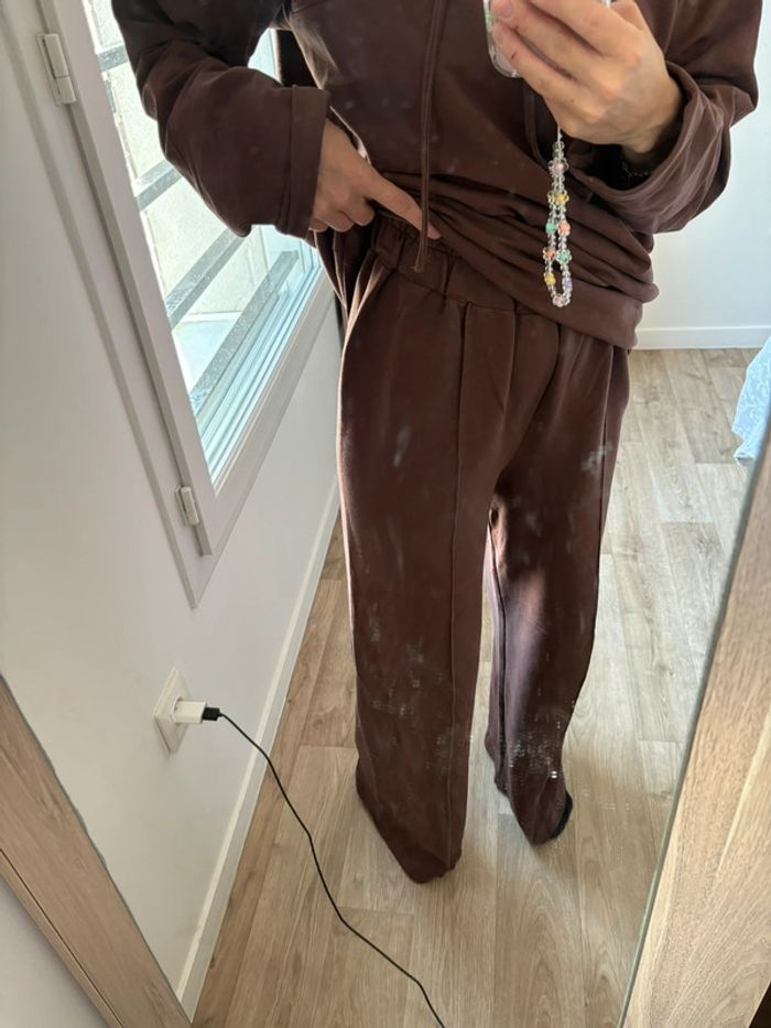 Ensemble sportswear chocolat S - photo numéro 4