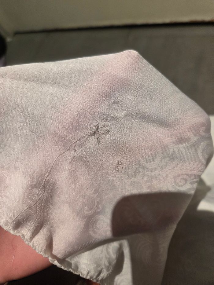 Lot de deux foulard marron et blanc imprime - photo numéro 2
