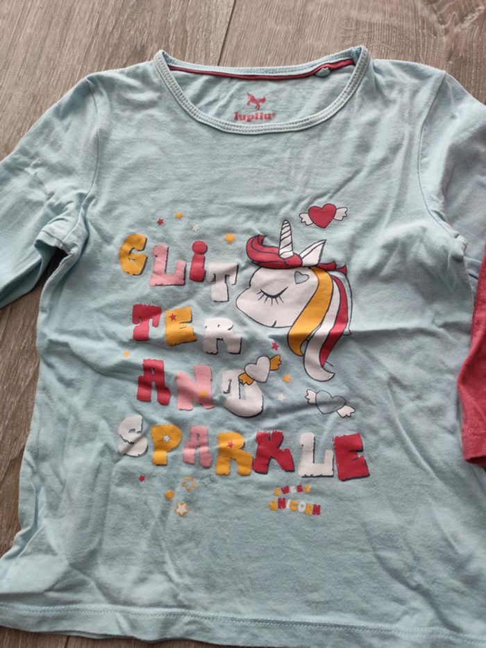 Lot de 2 t shirts à manches longues - photo numéro 2