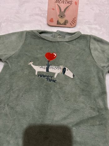 Pyjama vert bébé