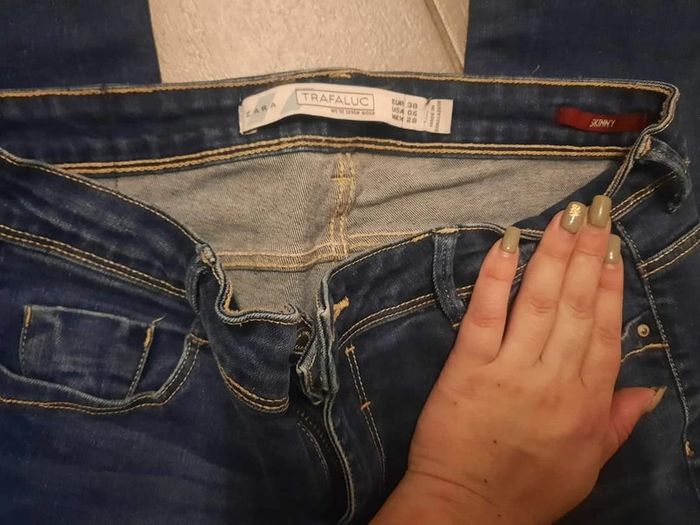Jeans skinny femme zara trafaluc taille 38 - photo numéro 4