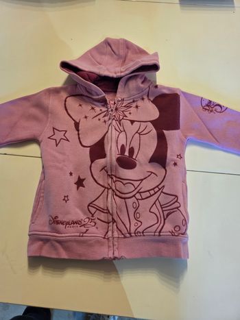 Sweat zippé fille Disney